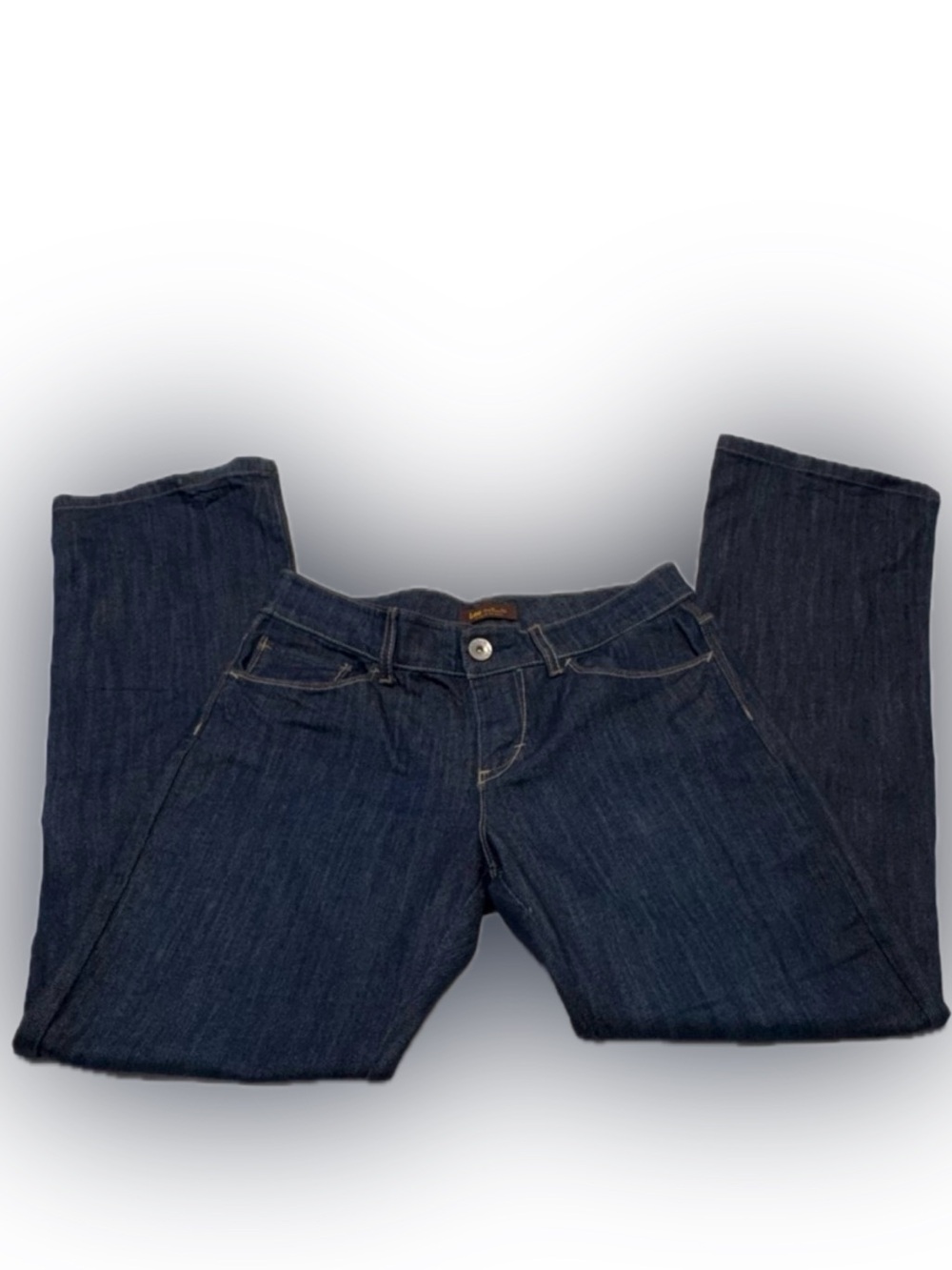 Lee "One True Fit" Dark Wash Bootcut Jeans - Low Rise - Size 10